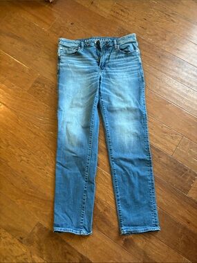 American Eagle Outfitters Blue Straight Leg Jeans